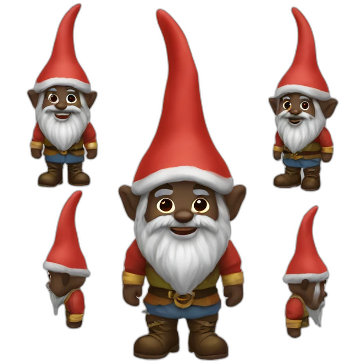 Shaq as a gnome emoji