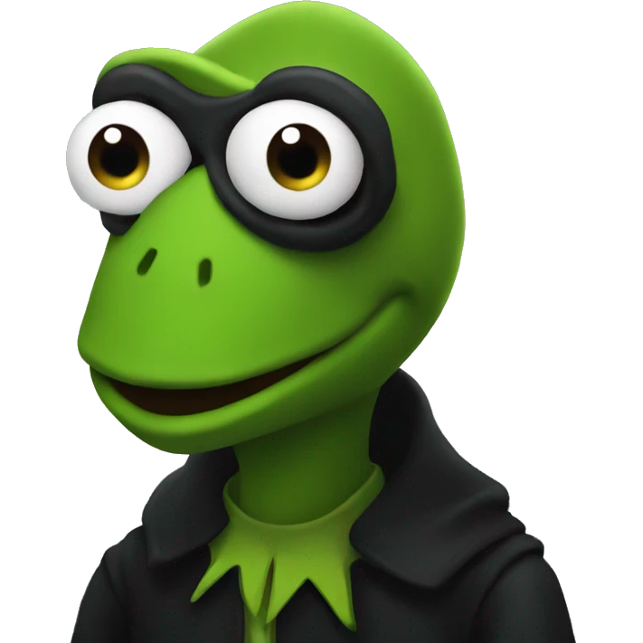 dark kermit emoji