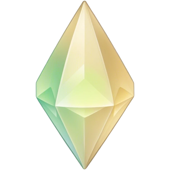  beige pastel plumbob sims  emoji