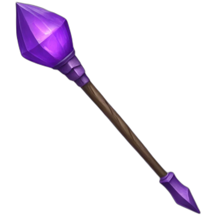 purple sceptre emoji