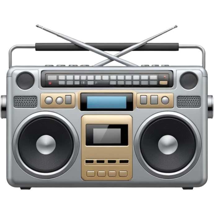 minimalistic boombox emoji