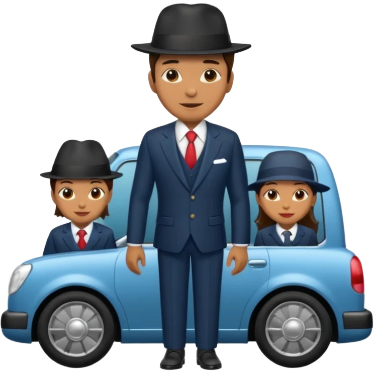 Family chauffeur emoji
