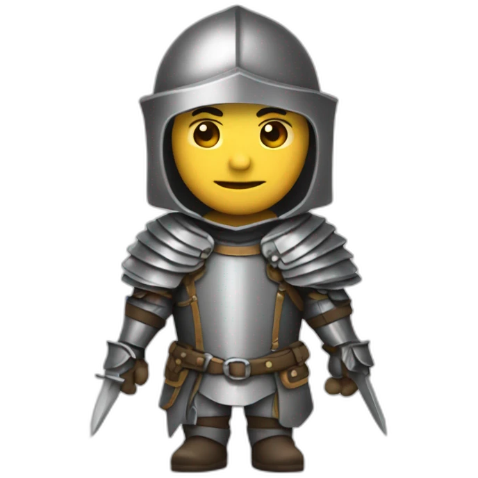 Computer programmer knight emoji