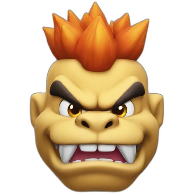 Bowser face emoji
