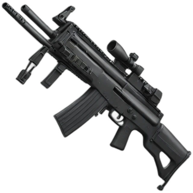 very big realistic m249 emoji