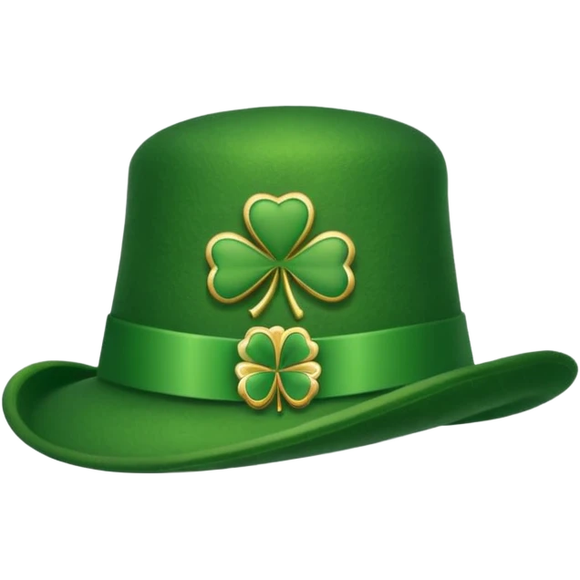 Saint Patrick's day hat emoji