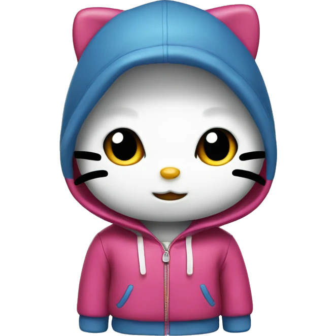 hello kitty from the hood emoji