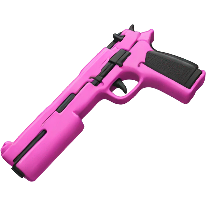 Pink gun emoji