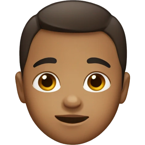 Tan baby boy with straight dark brown hair  emoji
