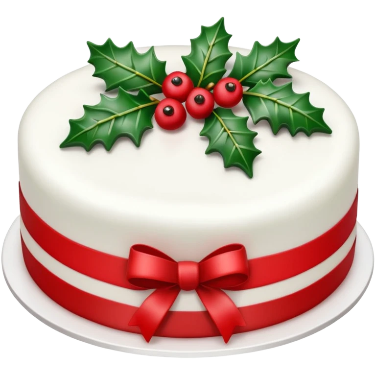 Christmas Cake emoji