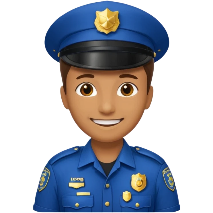 Hot police emoji