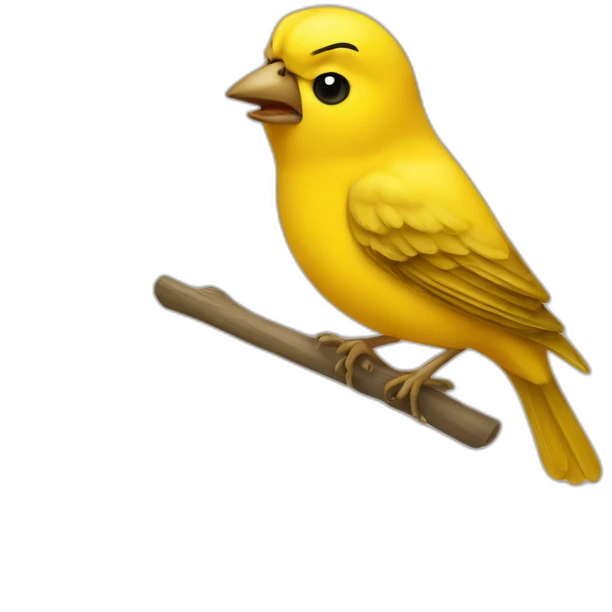 canary singing emoji