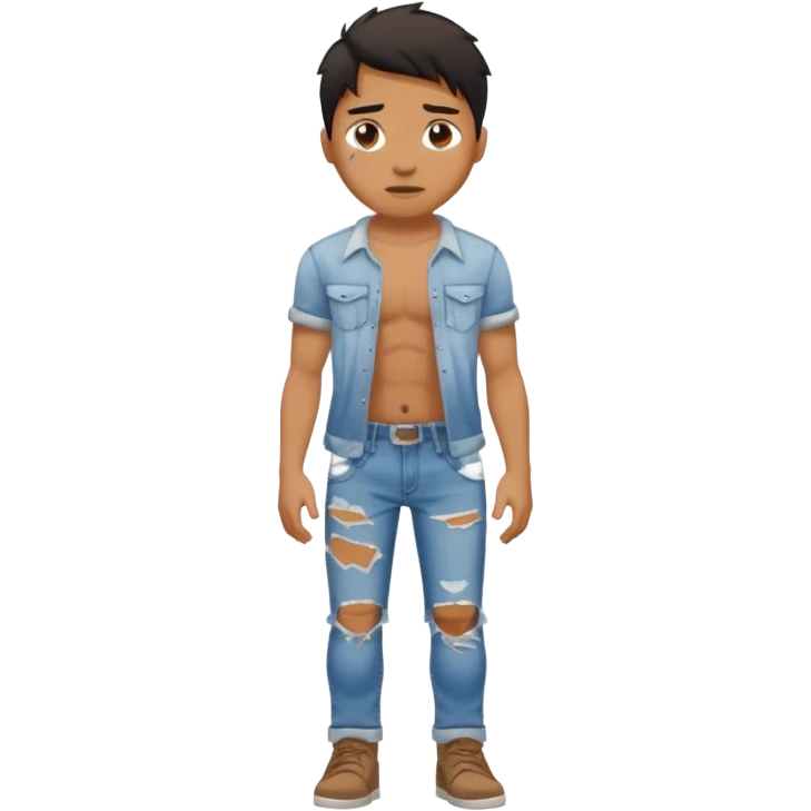 Cuts shirts and pants emoji