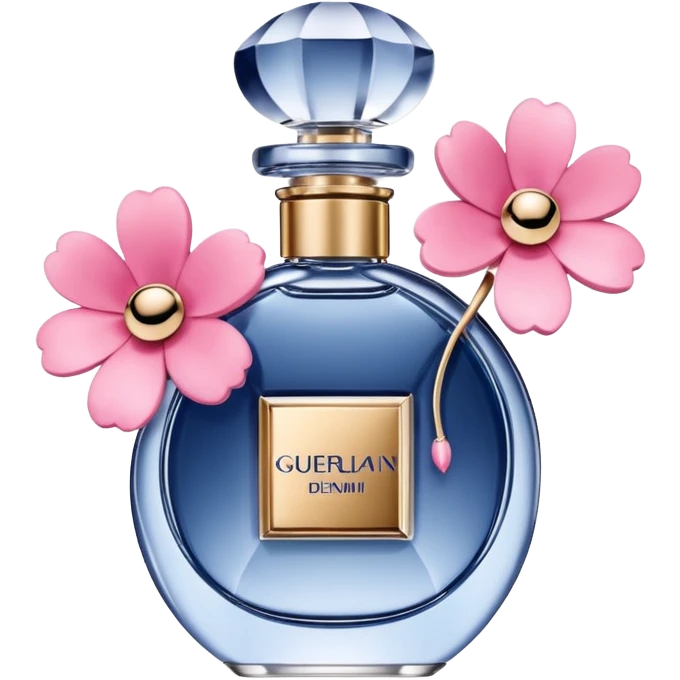 Guerlain Denim parfume flower emoji