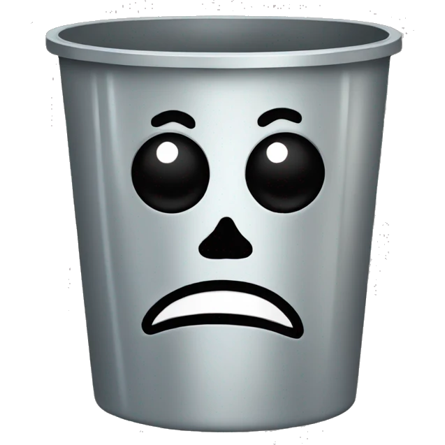 Emoji in trashcan emoji
