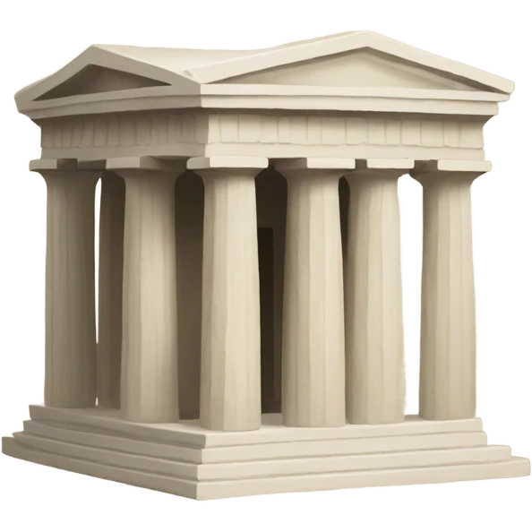 greek temple  emoji