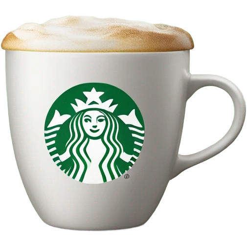 Starbucks coffee emoji