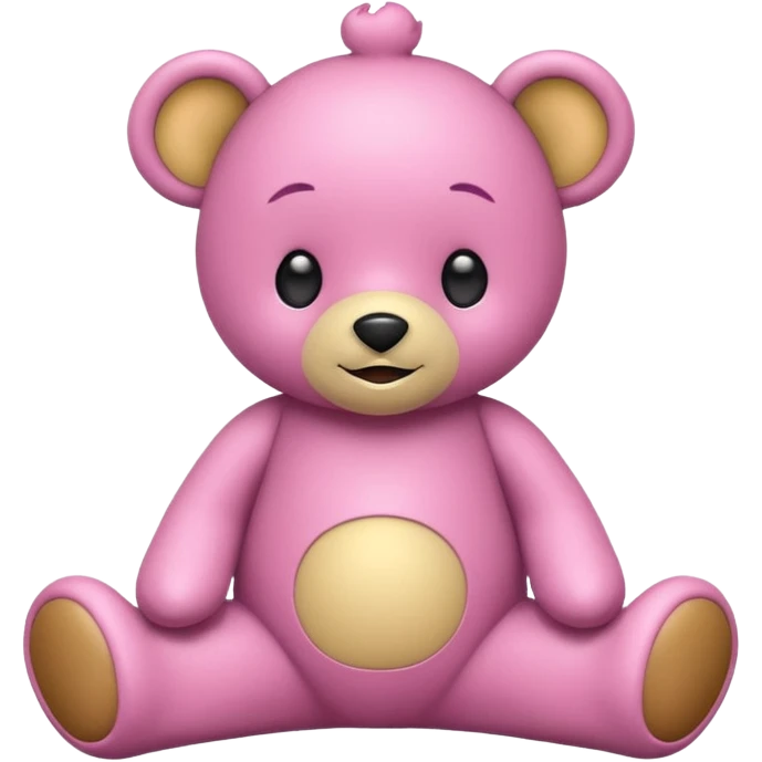 cute po teletubby sitting looking like a teddy bear emoji