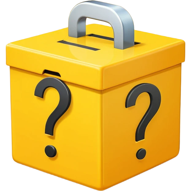 сгенерируй смайл loot box в стили классических смайлов. плоский  emoji