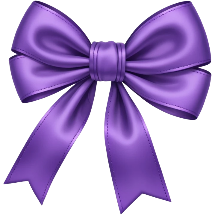 🎀in purple color  emoji