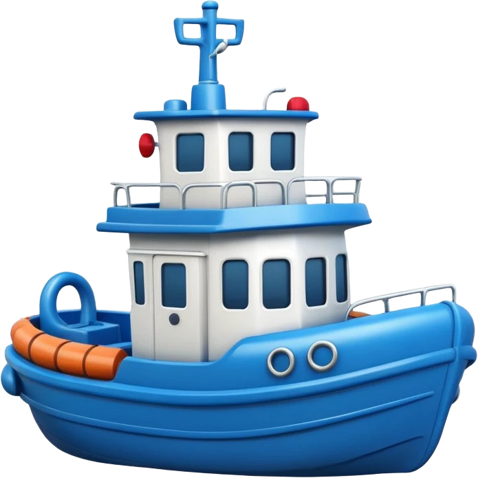 cute tugboat emoji emoji