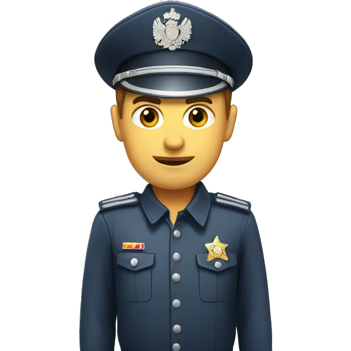 Russian policeman emoji