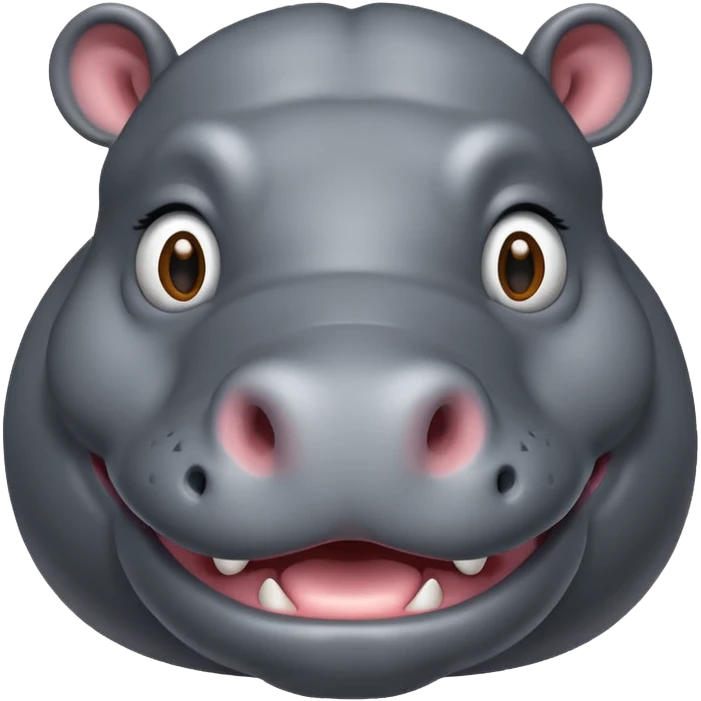 funny Hippo emoji