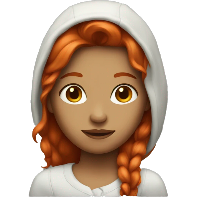 girl with redhair emoji