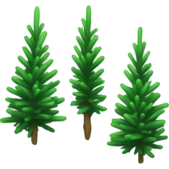 Evergreen needles emoji
