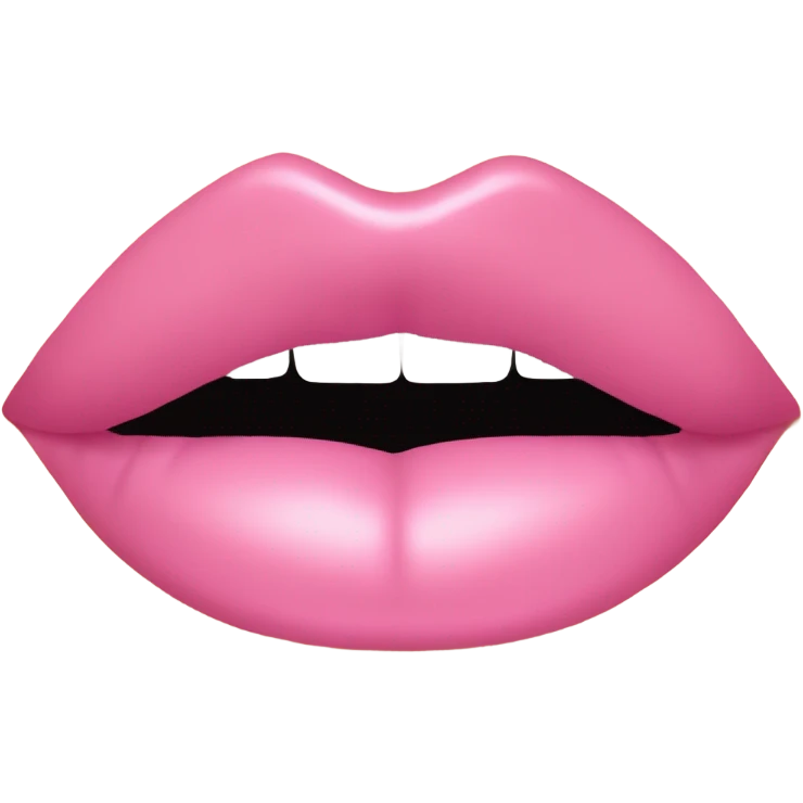 Pink lip gloss emoji