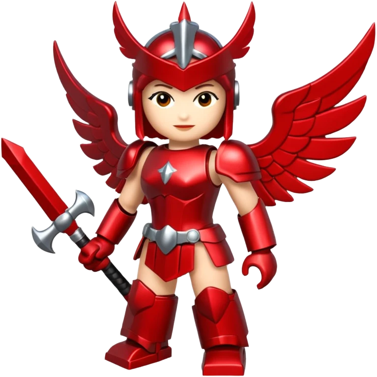 a roblox red valkyrie without people emoji
