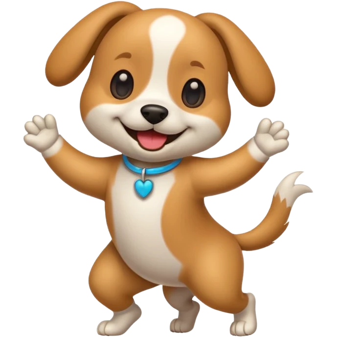 Dancing dog animated emoji emoji