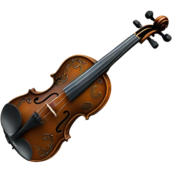vintage violin emoji