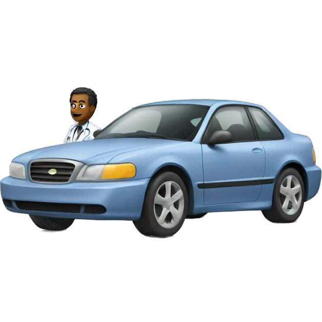 Car and doc emoji