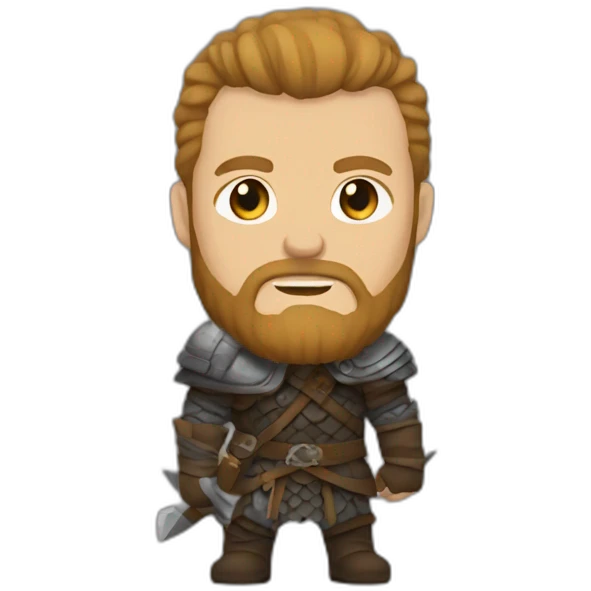 Ragnar y laguertha  emoji