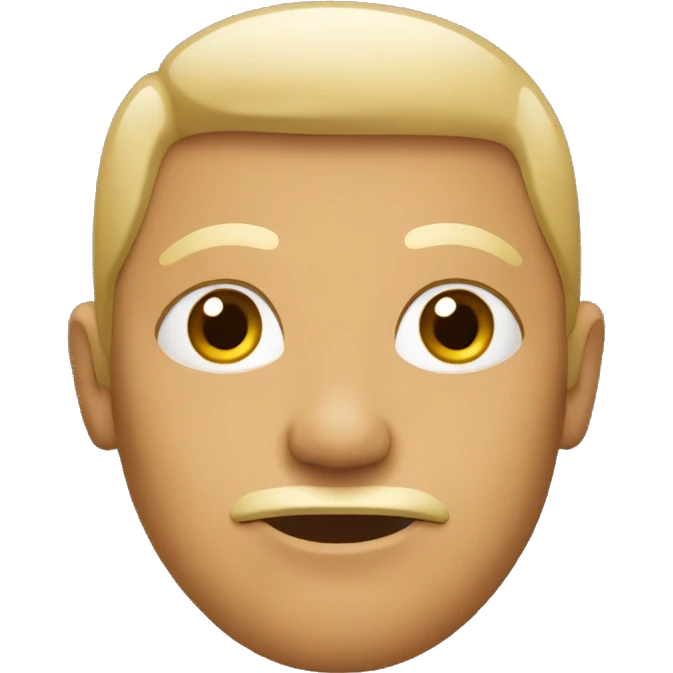 Facing straight emoji