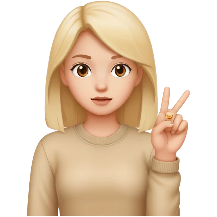 lighting girl holding up middle finger  emoji