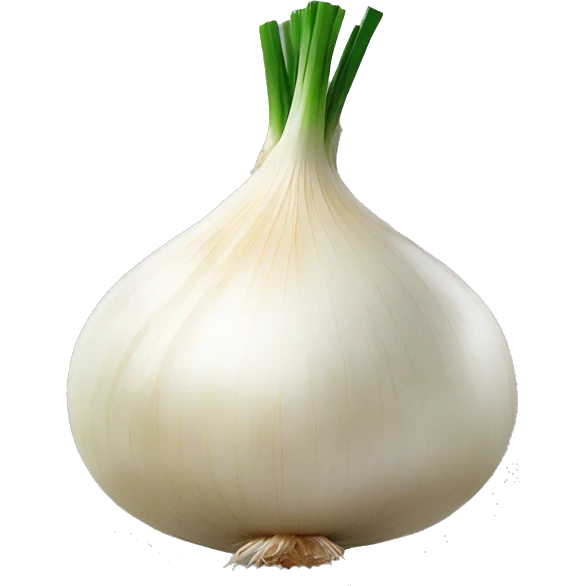 Diced white onion emoji