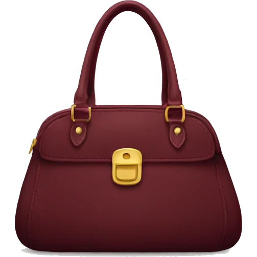Maroon purse emoji