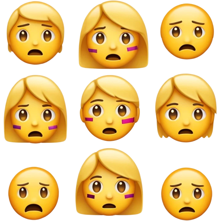 GlitchMoji Een emoji die glitcht tussen verschillende emoties, alsof hij niet kan kiezen hoe hij zich voelt. Perfect voor als je verward, sarcastisch of chaotisch bent!  emoji