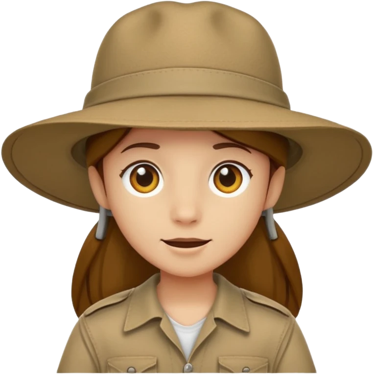 just safari hat no head emoji