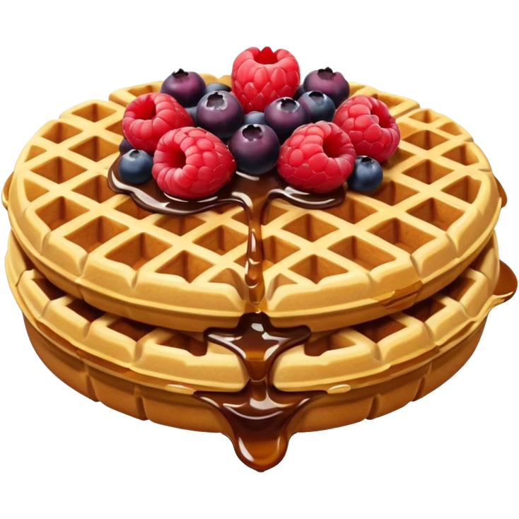 berry waffle emoji