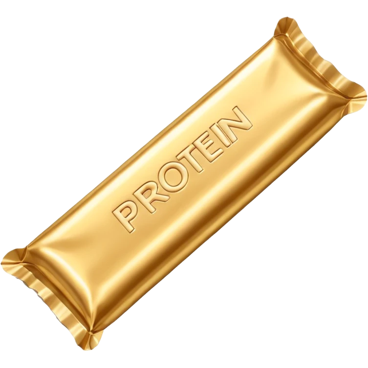 protein bar gold wrapper  emoji