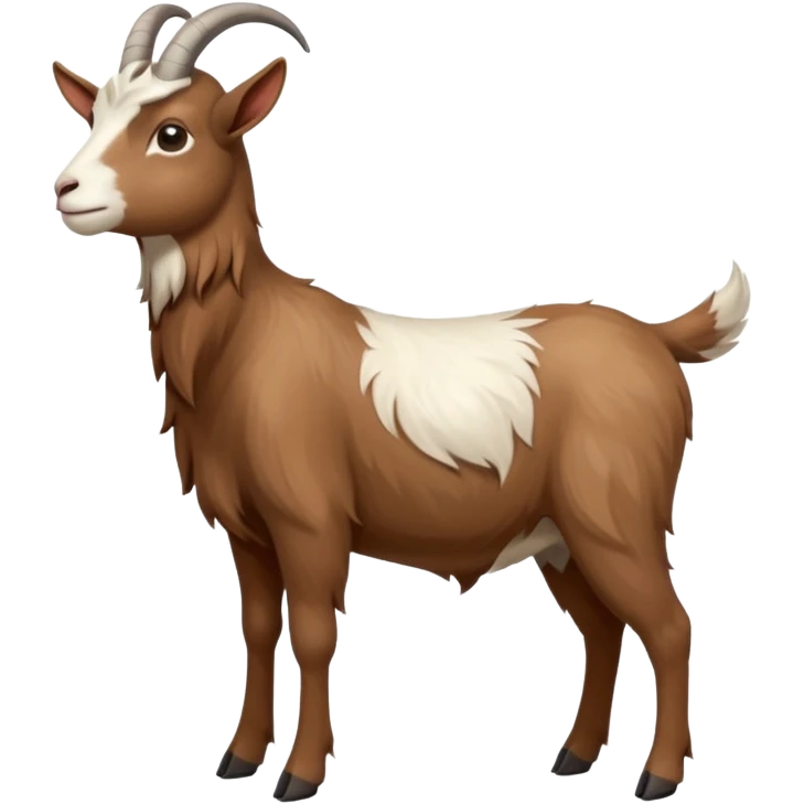 adult Goat, full body emoji
