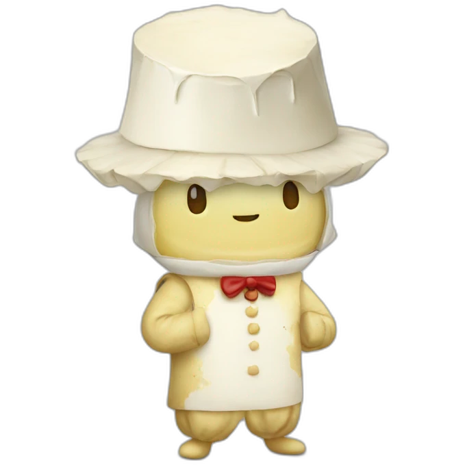 Camembert en costume emoji