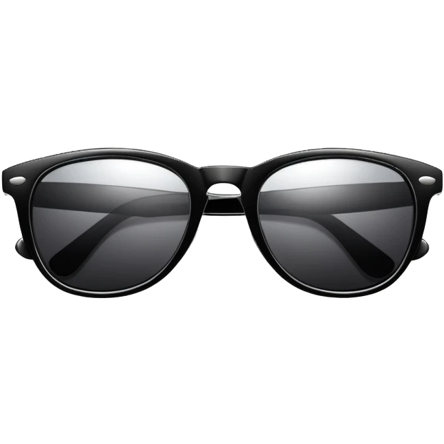 stylish sunglasses, shiny and modern, fashion theme emoji
