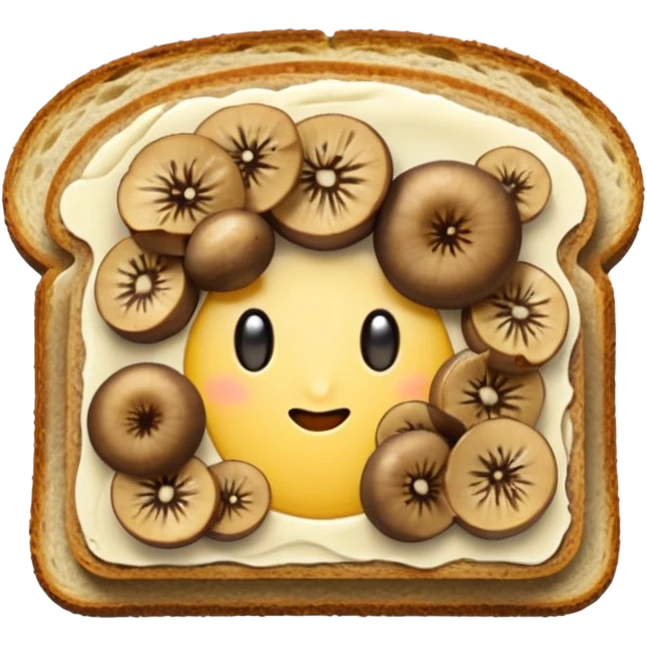 mushroom toast emoji