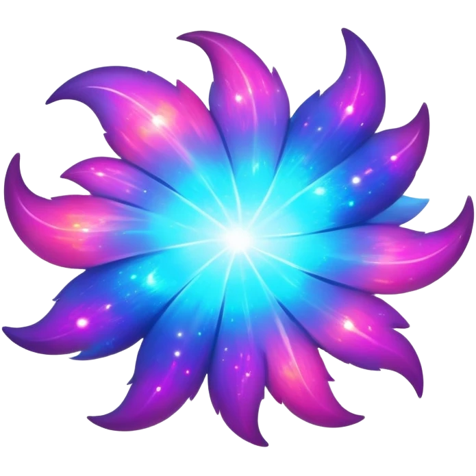  Shiny sparkly transparent bioluminescent luminescent vibrant bright pastel dark exotic iridescent colorful nebula rainbow gradients cyber-Protogen-Fakémon-Pokémon-Vernid-creature emoji