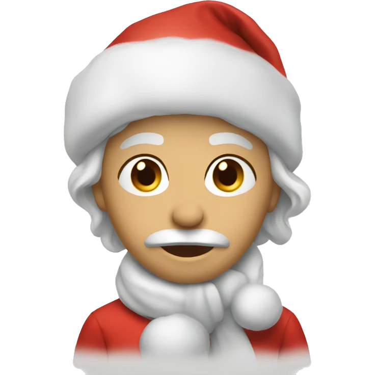 Christmas white emoji