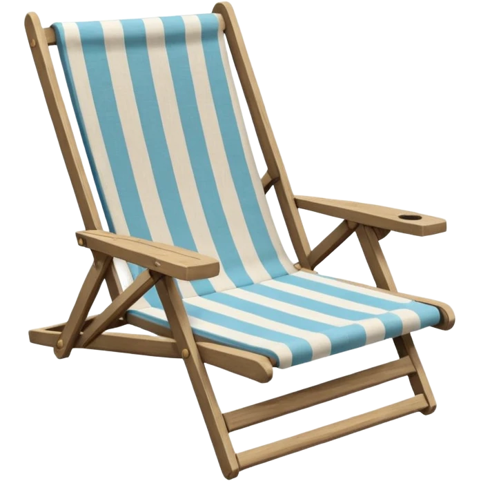 Beach chair emoji